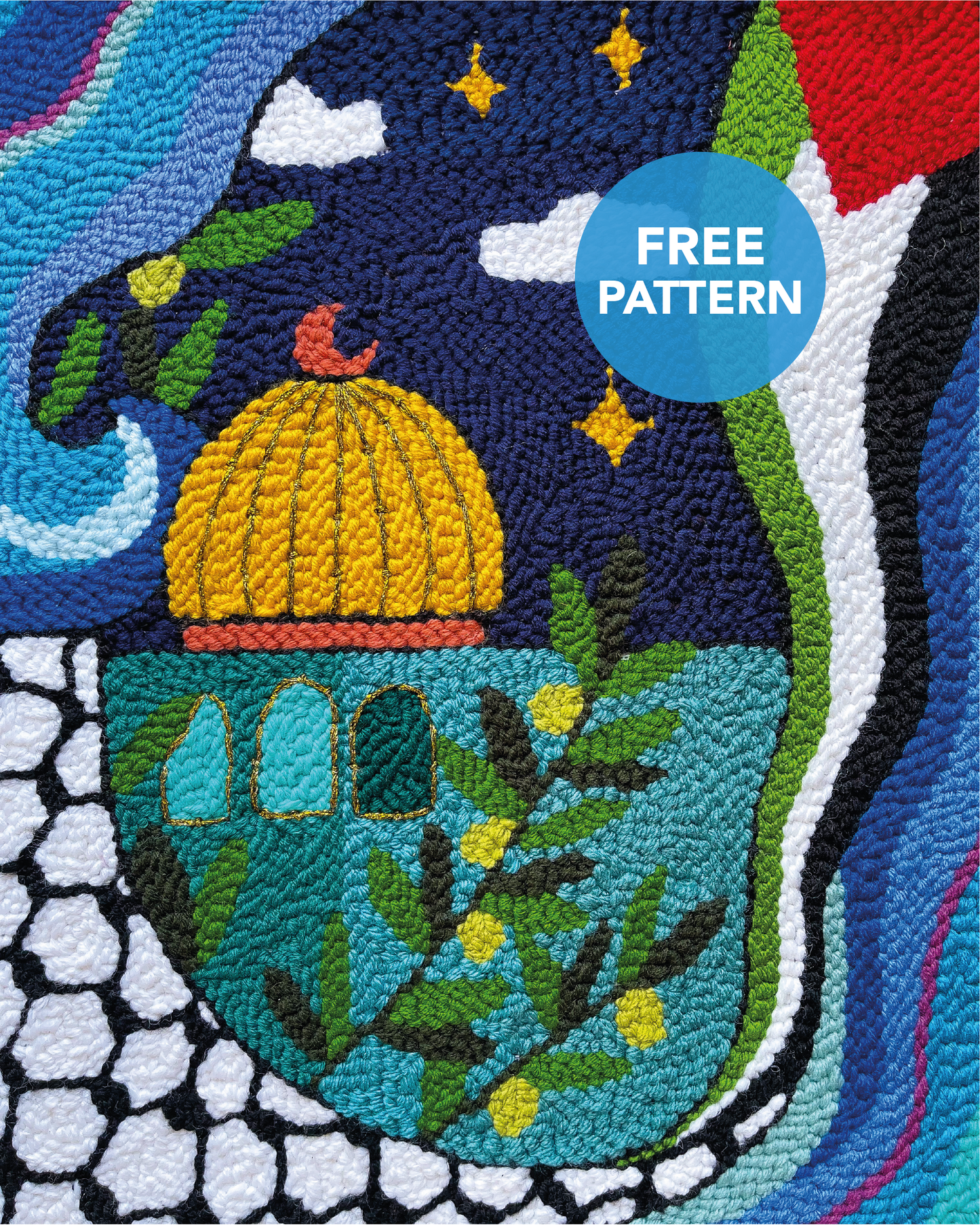 "Long Live Palestine" - Free Digital Pattern