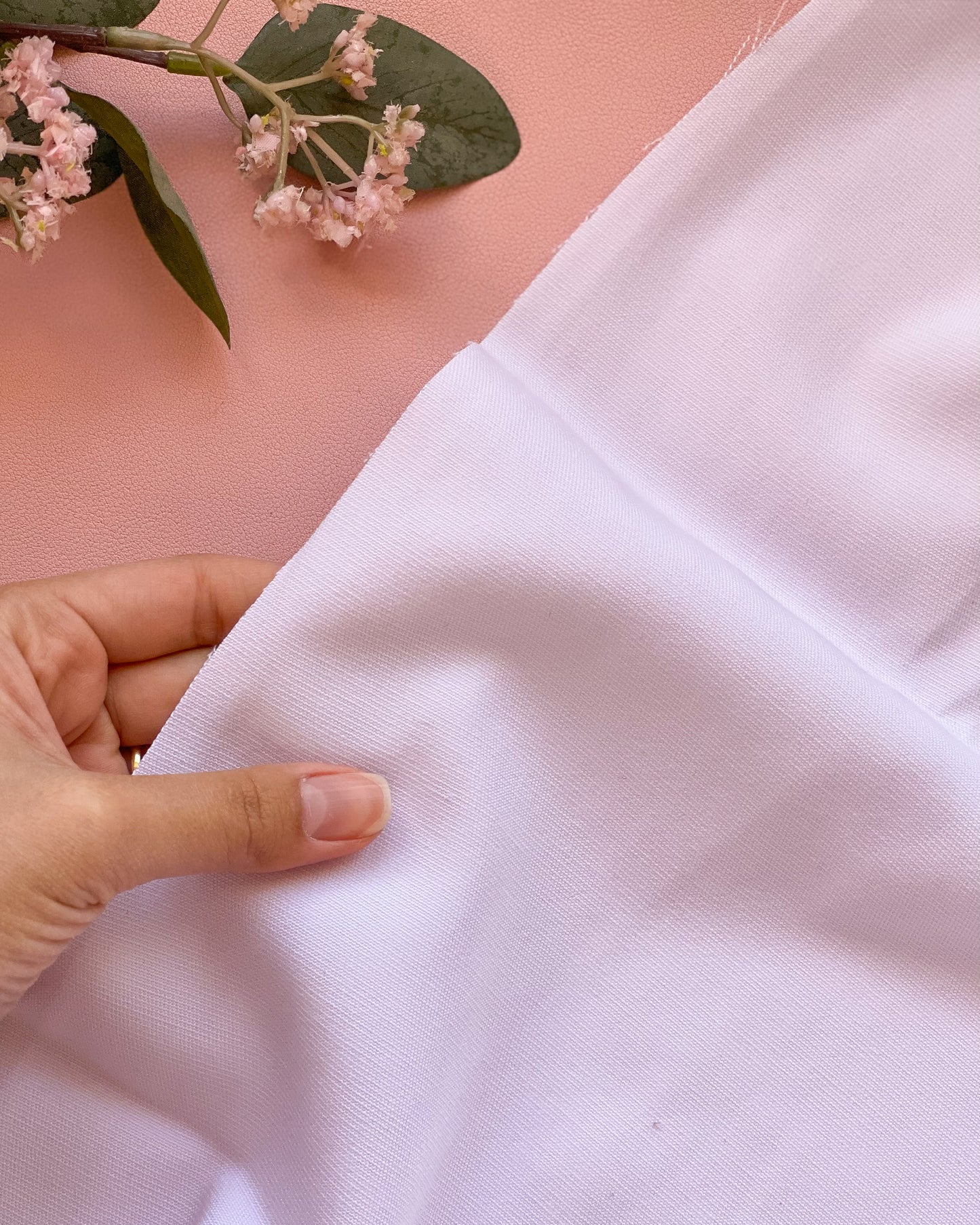 Embroidery Fabric Bundle - Plain White