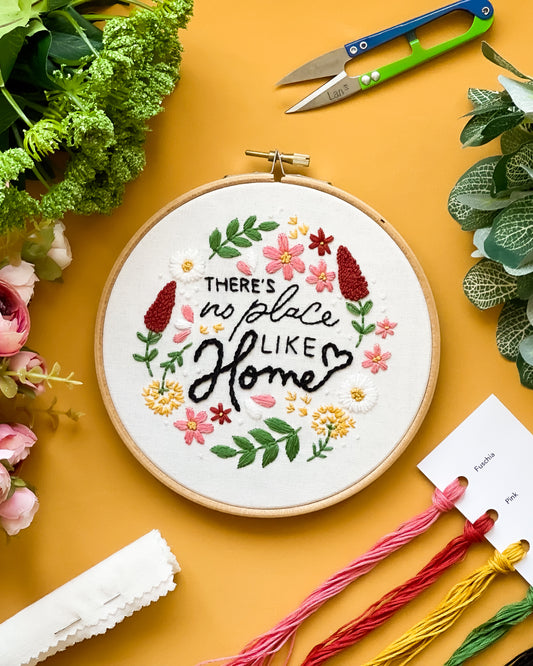 "No Place Like Home" - Embroidery Kit 003