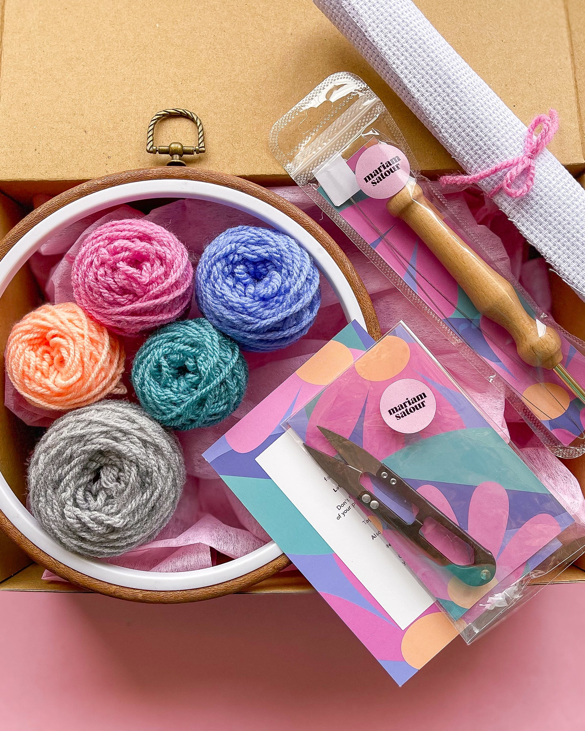 Beginner Punch Needle Kit - Santa – Brooklyn Craft Company