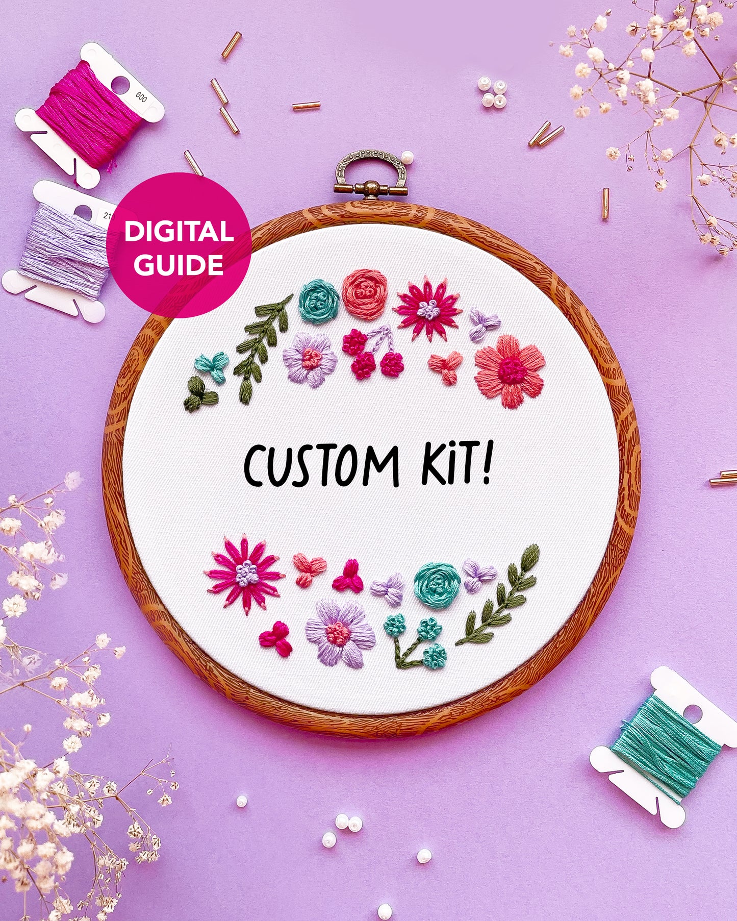 "Custom Kit!" - Embroidery Digital Guide